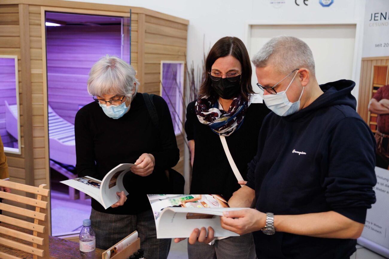 Unsere Gäste fanden grosses Interesse an unseren Infrarotkabinen.