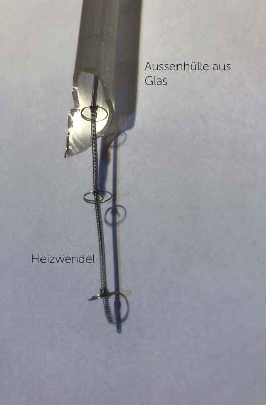 ABC-Strahler, Vollspektrumstrahler aus Glas.